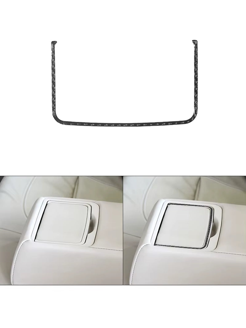 For Hyundai Azera 2006 2007 2008 2009 2010 2011 Carbon Fiber Black Various Parts Stickers Car Interior Decorative Accessories
