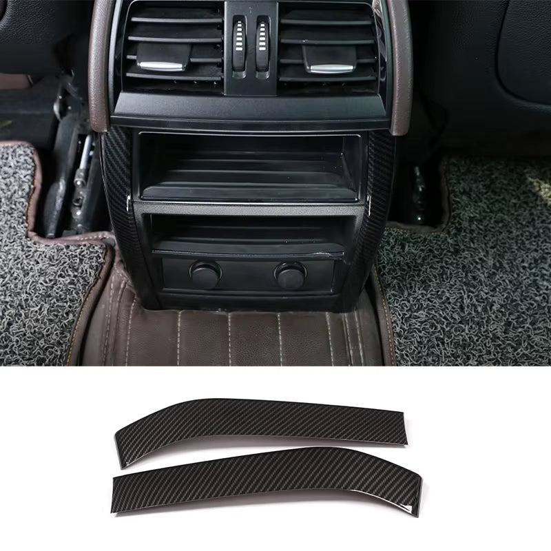 For BMW X5 F15 X6 F16 2014-2018,Steering Wheel,Dashboard,Console Gear Shifter,Panel Sticker,Car Interior Carbon Fiber Trim Cover