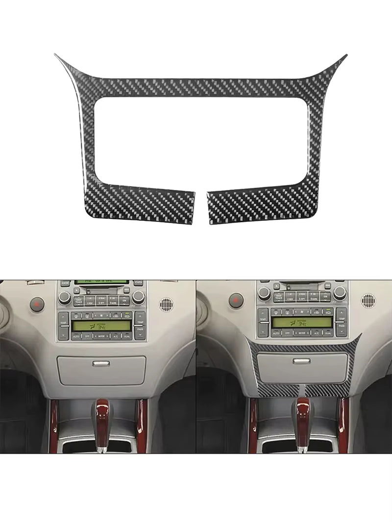 For Hyundai Azera 2006 2007 2008 2009 2010 2011 Carbon Fiber Black Various Parts Stickers Car Interior Decorative Accessories