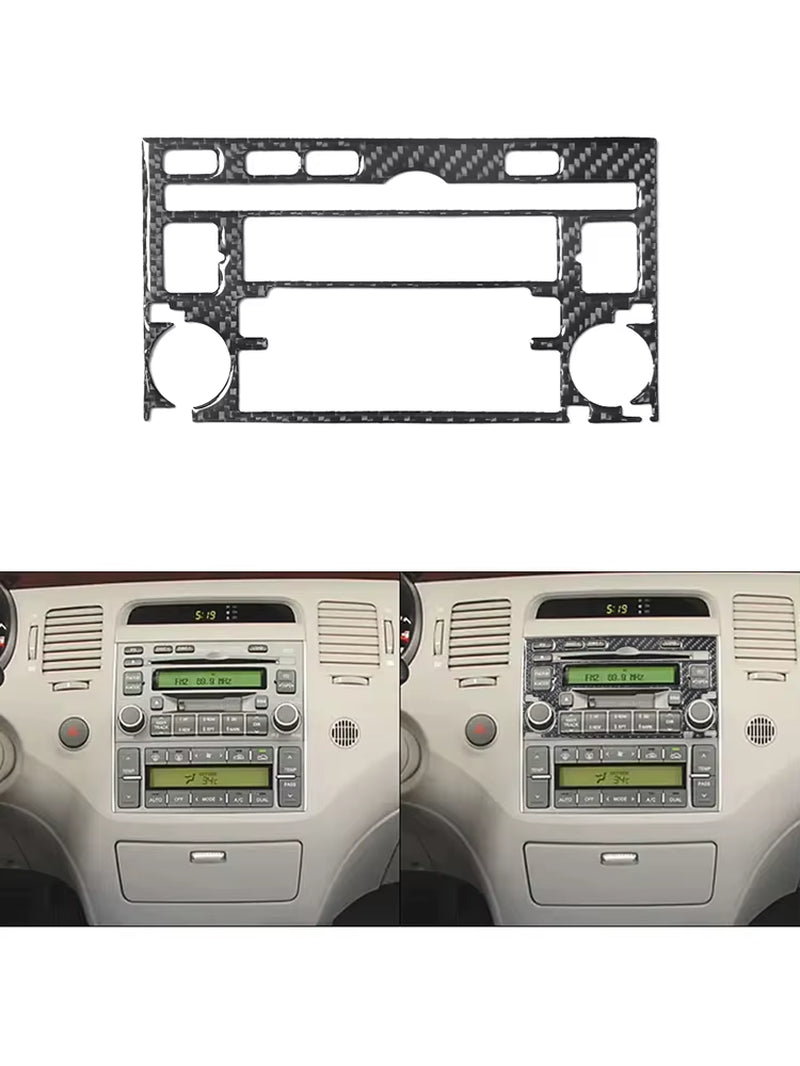 For Hyundai Azera 2006 2007 2008 2009 2010 2011 Carbon Fiber Black Various Parts Stickers Car Interior Decorative Accessories