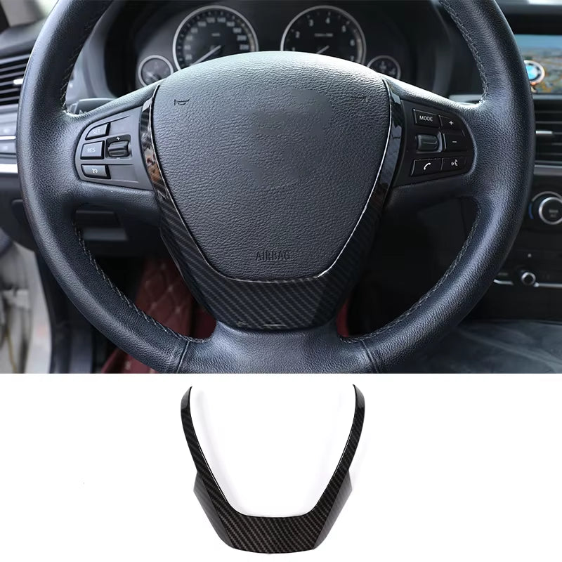 For BMW X5 F15 X6 F16 2014-2018,Steering Wheel,Dashboard,Console Gear Shifter,Panel Sticker,Car Interior Carbon Fiber Trim Cover