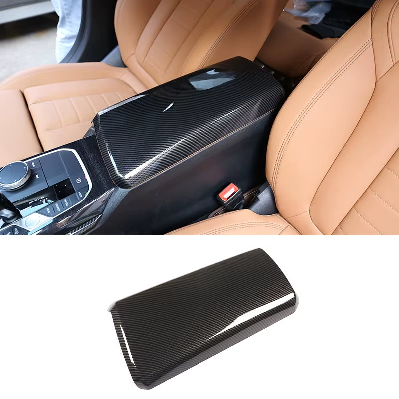 For BMW 3 Series G20 2020-2022 ABS Carbon Fiber Interior Kit Dashboard Console Gear Shift Panel Decoration Cover Trim Stickers