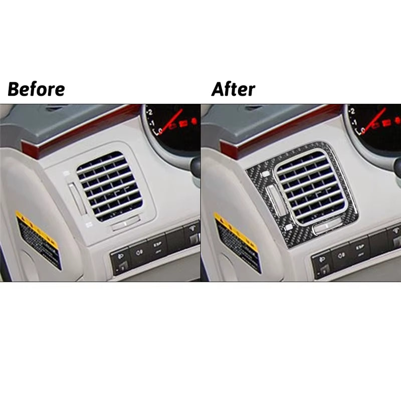 For Hyundai Azera 2006 2007 2008 2009 2010 2011 Carbon Fiber Black Various Parts Stickers Car Interior Decorative Accessories