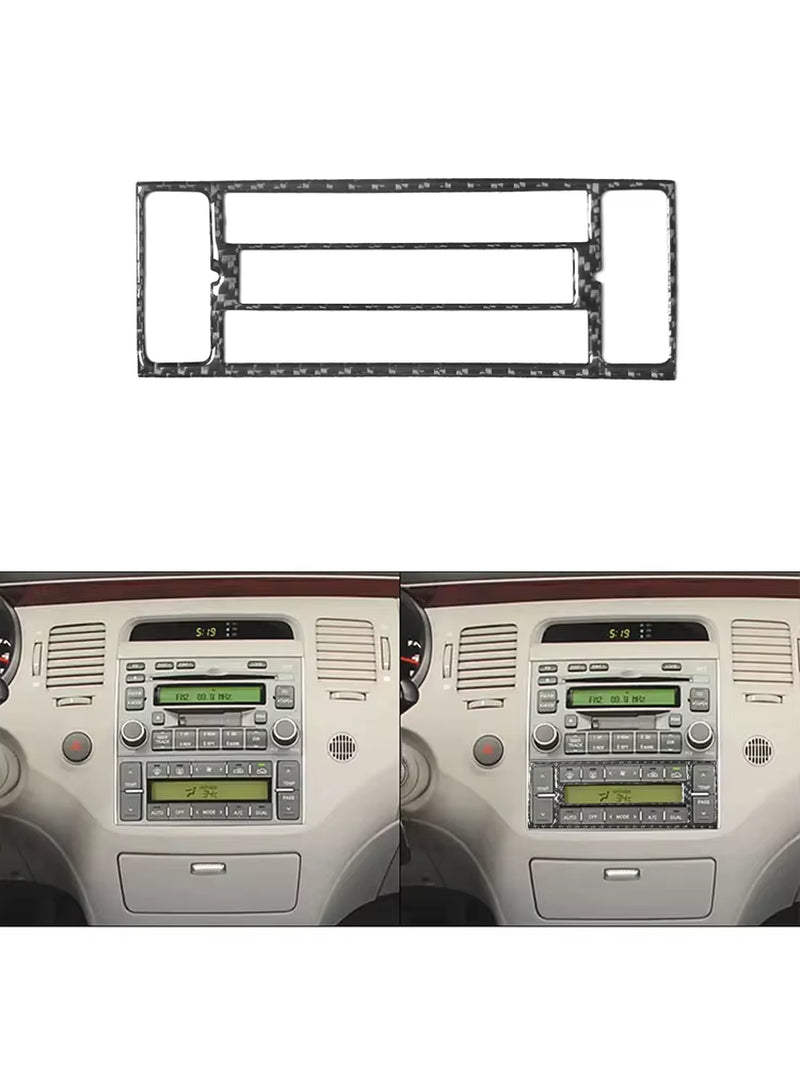 For Hyundai Azera 2006 2007 2008 2009 2010 2011 Carbon Fiber Black Various Parts Stickers Car Interior Decorative Accessories