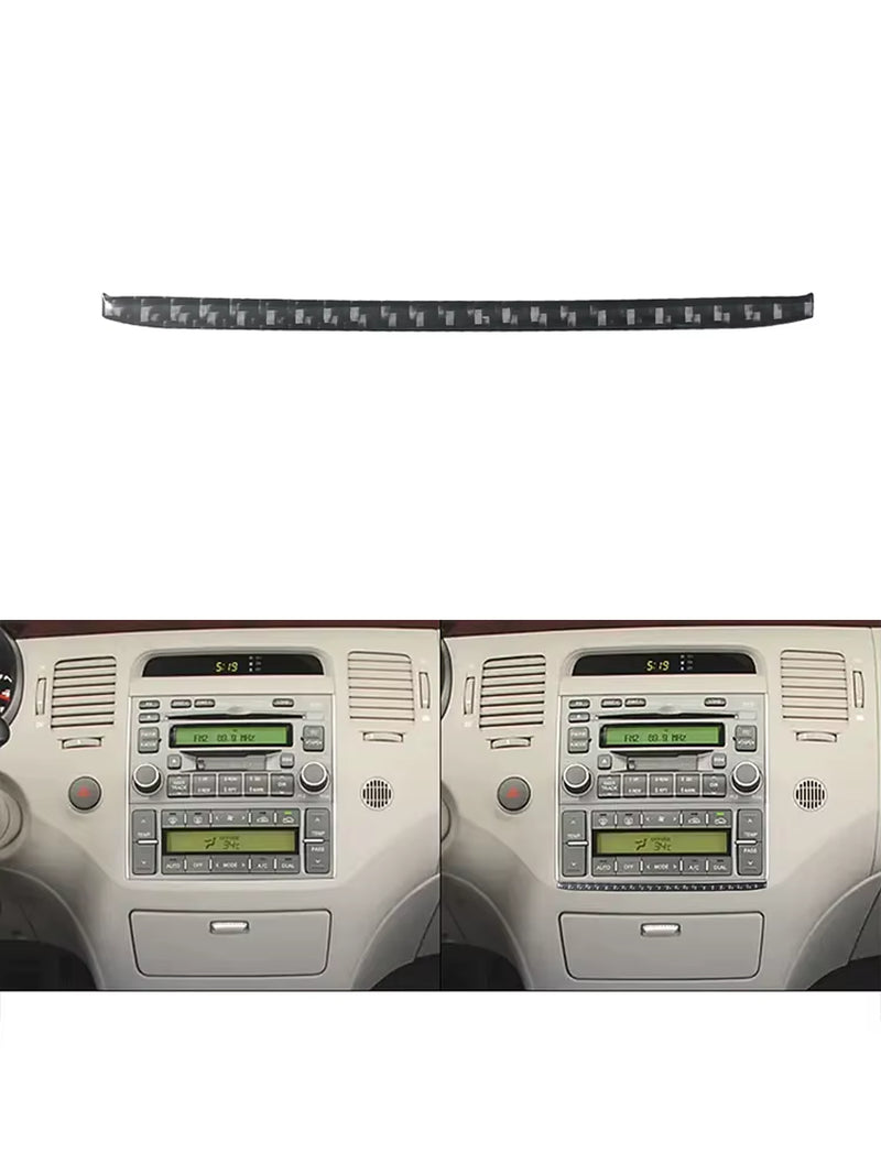For Hyundai Azera 2006 2007 2008 2009 2010 2011 Carbon Fiber Black Various Parts Stickers Car Interior Decorative Accessories