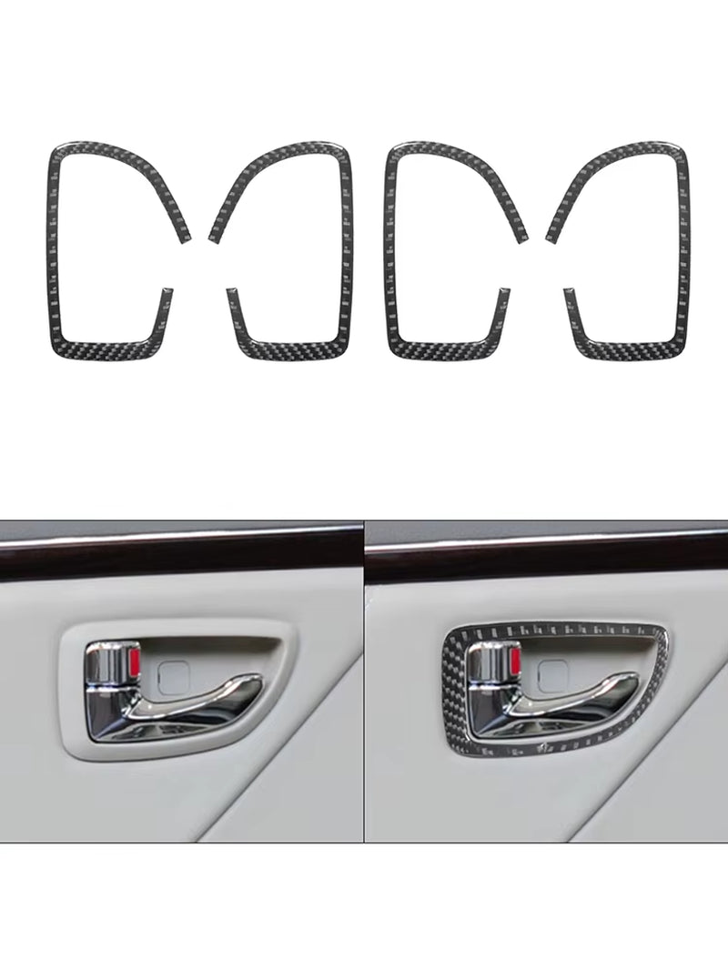 For Hyundai Azera 2006 2007 2008 2009 2010 2011 Carbon Fiber Black Various Parts Stickers Car Interior Decorative Accessories