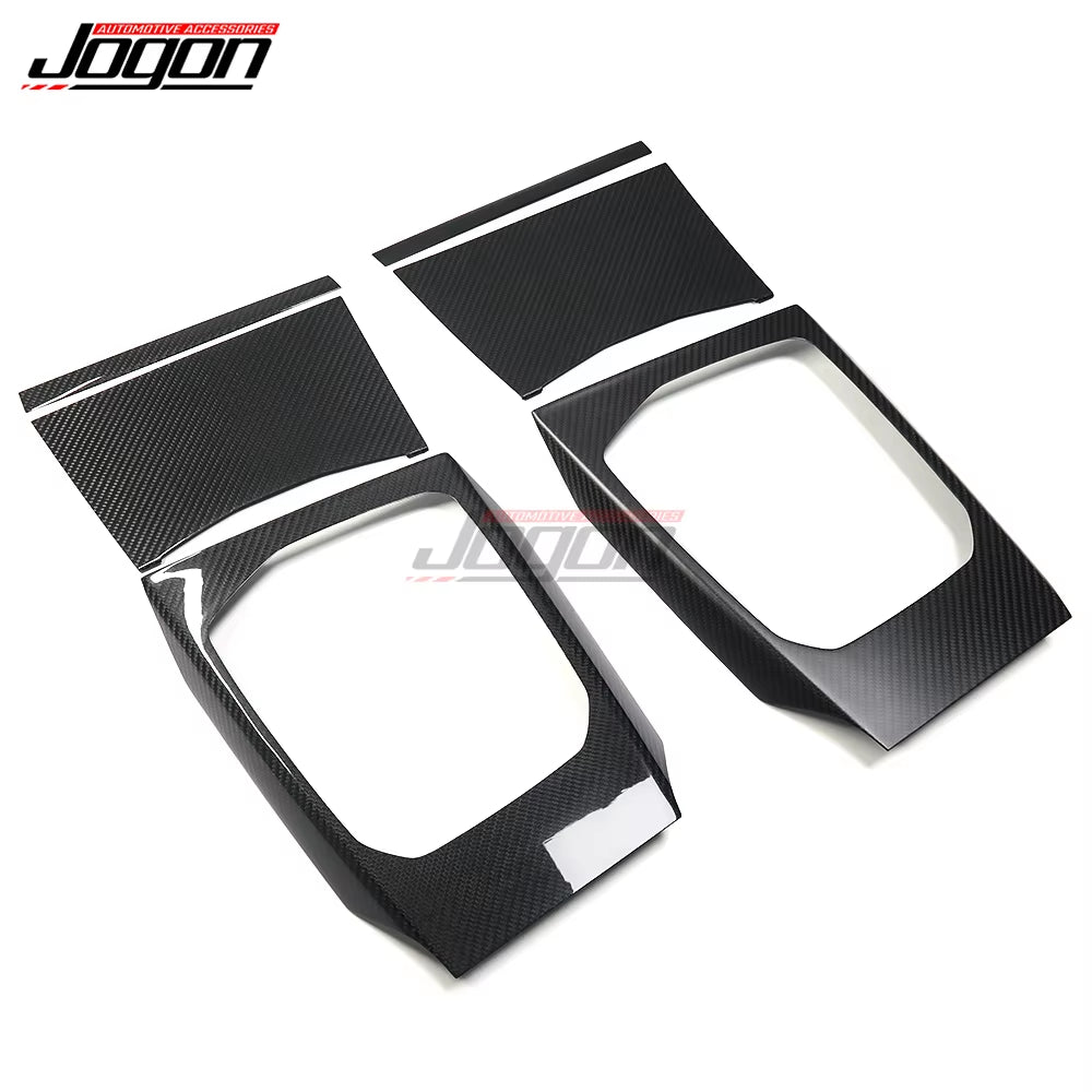 For BMW G80 G81 M2 M3 Touring Sedan Facelift 2022 2023 Car Dashboard Cover Center Console Gear Panel Trim Real Carbon Fiber