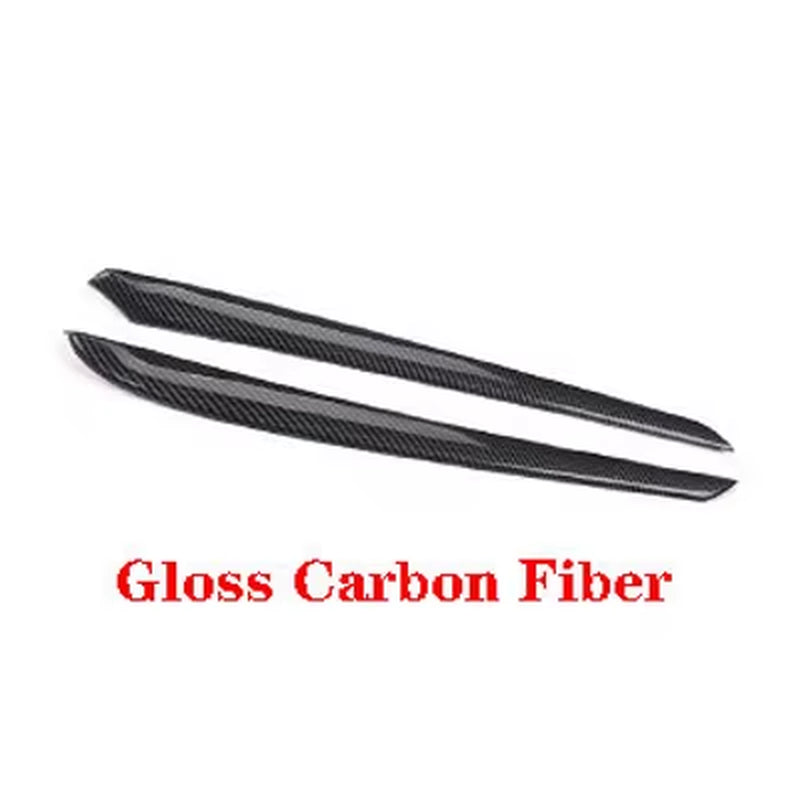For Tesla Model Y 3 ABS Carbon Fiber Center Console Wrap Cover Kit Dashboard Armrest Door Side Trim Sticker Interior Accessories