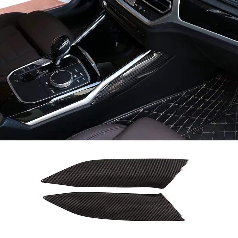 For BMW 3 Series G20 2020-2022 ABS Carbon Fiber Interior Kit Dashboard Console Gear Shift Panel Decoration Cover Trim Stickers