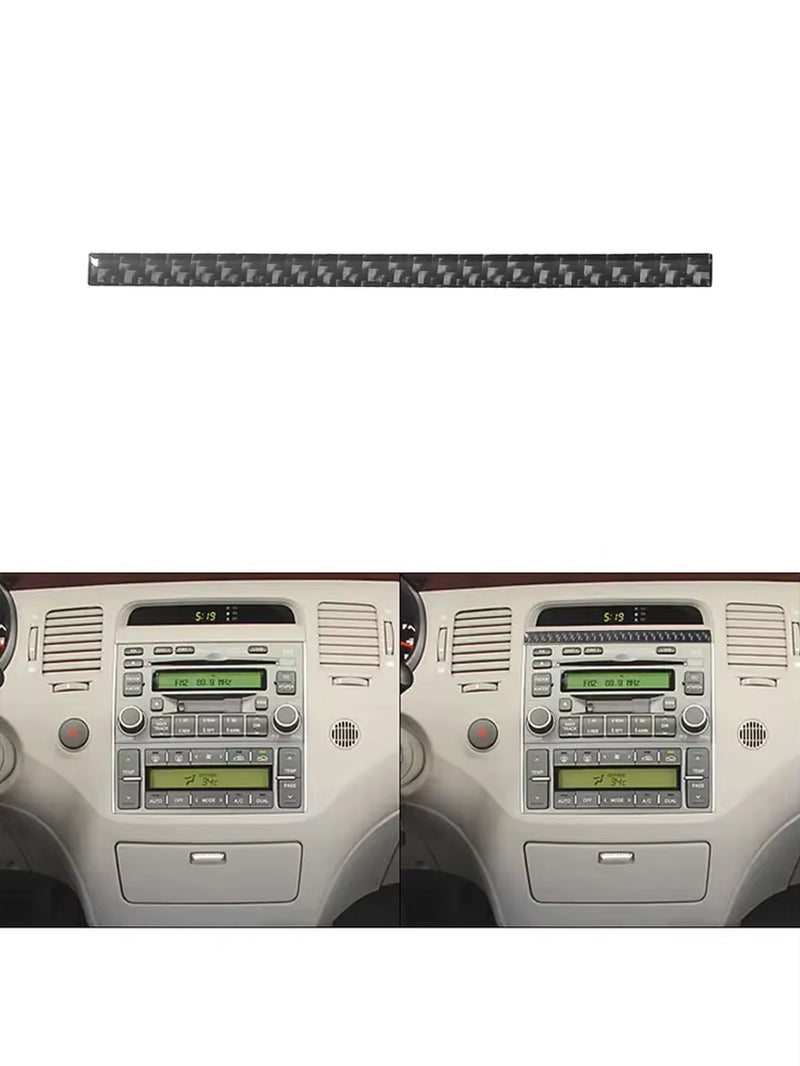 For Hyundai Azera 2006 2007 2008 2009 2010 2011 Carbon Fiber Black Various Parts Stickers Car Interior Decorative Accessories