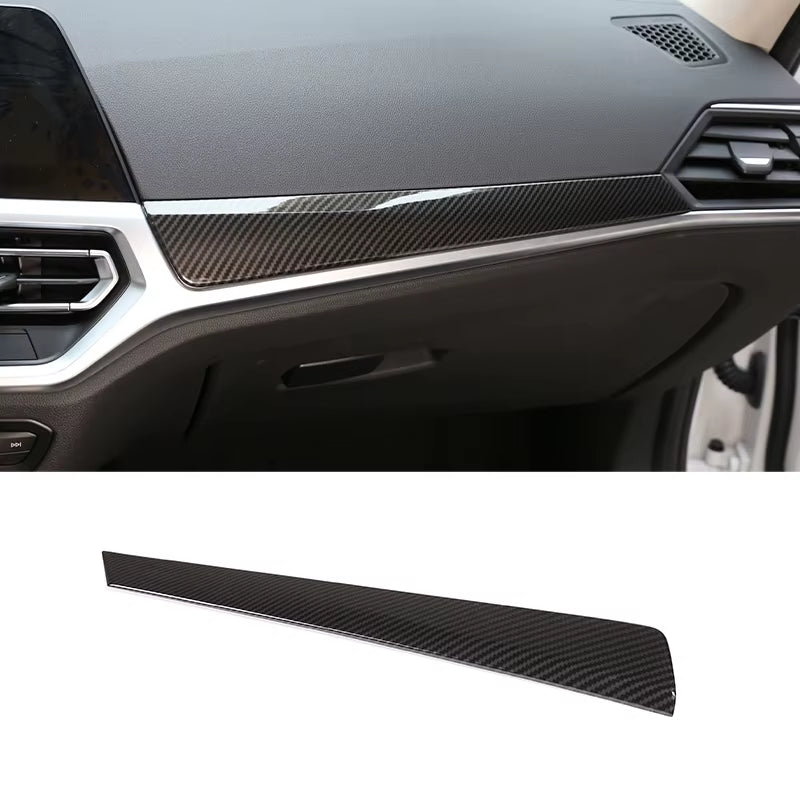 For BMW 3 Series G20 2020-2022 ABS Carbon Fiber Interior Kit Dashboard Console Gear Shift Panel Decoration Cover Trim Stickers