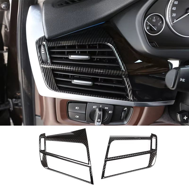 For BMW X5 F15 X6 F16 2014-2018,Steering Wheel,Dashboard,Console Gear Shifter,Panel Sticker,Car Interior Carbon Fiber Trim Cover