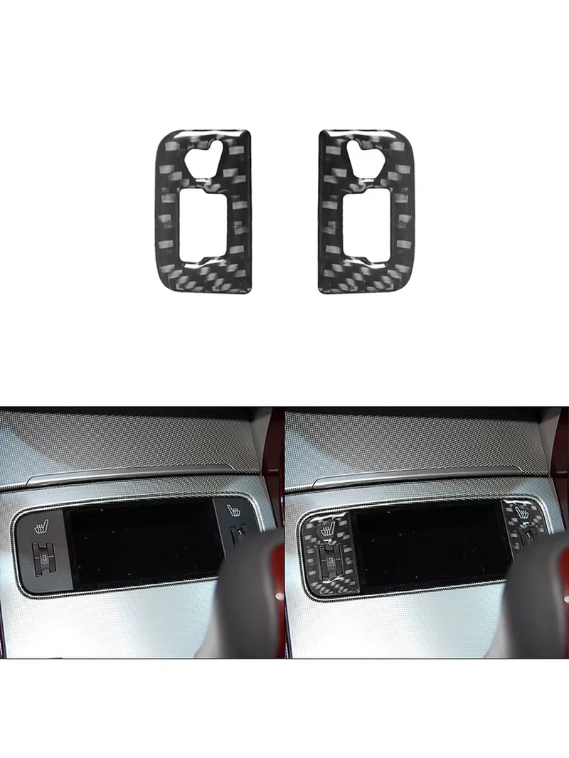 For Hyundai Azera 2006 2007 2008 2009 2010 2011 Carbon Fiber Black Various Parts Stickers Car Interior Decorative Accessories