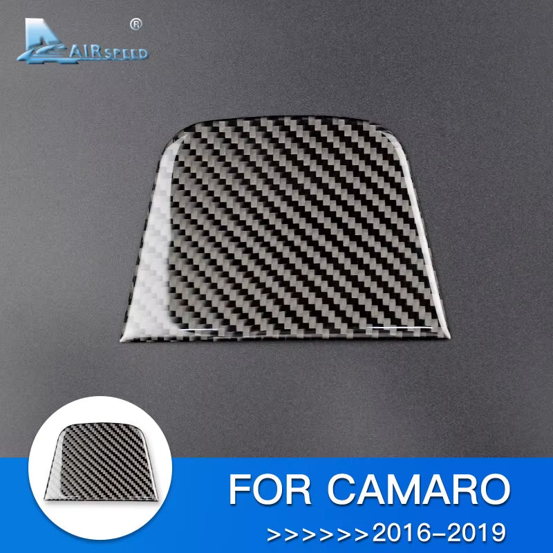 Real Carbon Fiber for Chevrolet Camaro 2016 2017 2018 2019 2020 2021 2022 2023 Car Interior Trim Red Black Accessories Sticker