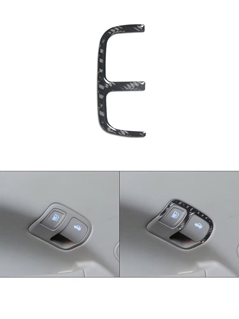 For Hyundai Azera 2006 2007 2008 2009 2010 2011 Carbon Fiber Black Various Parts Stickers Car Interior Decorative Accessories