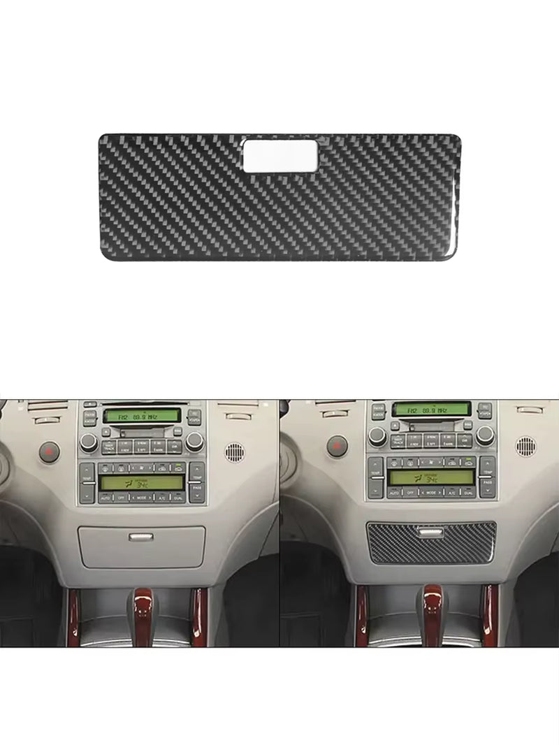 For Hyundai Azera 2006 2007 2008 2009 2010 2011 Carbon Fiber Black Various Parts Stickers Car Interior Decorative Accessories