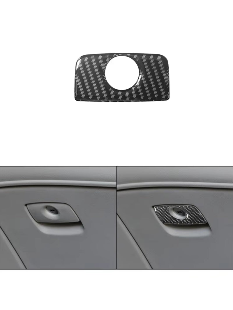 For Hyundai Azera 2006 2007 2008 2009 2010 2011 Carbon Fiber Black Various Parts Stickers Car Interior Decorative Accessories