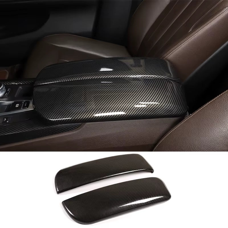 For BMW X5 F15 X6 F16 2014-2018,Steering Wheel,Dashboard,Console Gear Shifter,Panel Sticker,Car Interior Carbon Fiber Trim Cover
