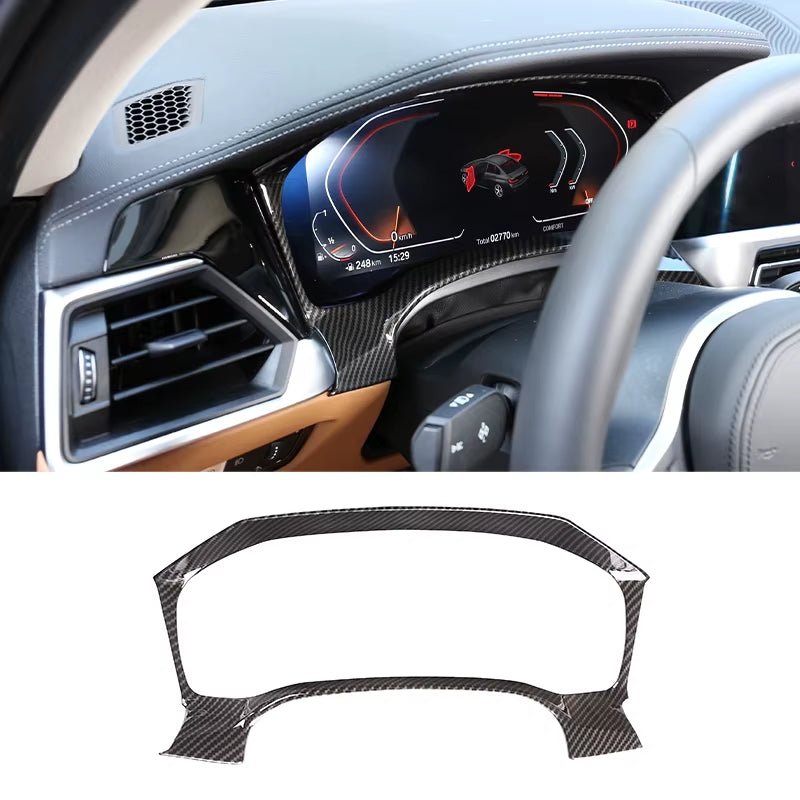 For BMW 3 Series G20 2020-2022 ABS Carbon Fiber Interior Kit Dashboard Console Gear Shift Panel Decoration Cover Trim Stickers