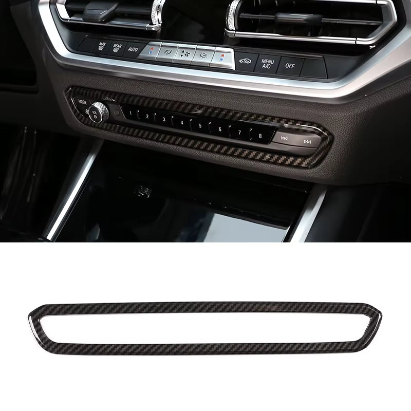 For BMW 3 Series G20 2020-2022 ABS Carbon Fiber Interior Kit Dashboard Console Gear Shift Panel Decoration Cover Trim Stickers