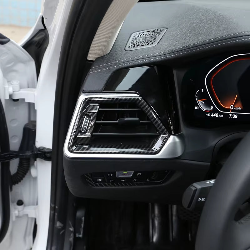For BMW 3 Series G20 2020-2022 ABS Carbon Fiber Interior Kit Dashboard Console Gear Shift Panel Decoration Cover Trim Stickers