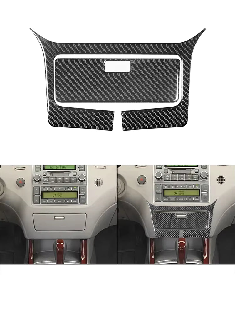 For Hyundai Azera 2006 2007 2008 2009 2010 2011 Carbon Fiber Black Various Parts Stickers Car Interior Decorative Accessories