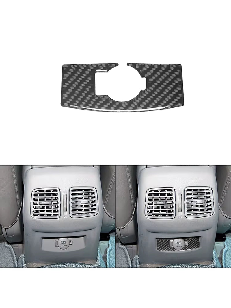 For Hyundai Azera 2006 2007 2008 2009 2010 2011 Carbon Fiber Black Various Parts Stickers Car Interior Decorative Accessories