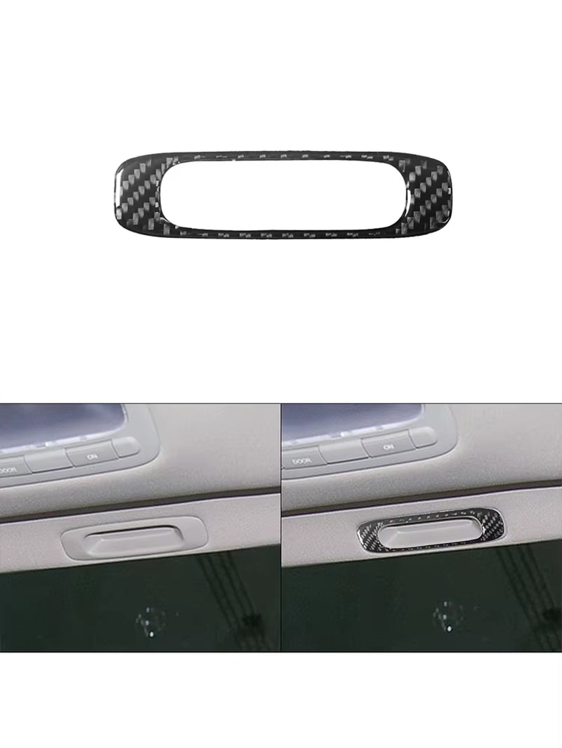 For Hyundai Azera 2006 2007 2008 2009 2010 2011 Carbon Fiber Black Various Parts Stickers Car Interior Decorative Accessories