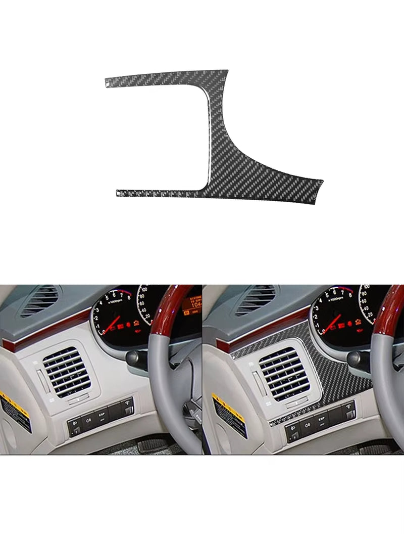 For Hyundai Azera 2006 2007 2008 2009 2010 2011 Carbon Fiber Black Various Parts Stickers Car Interior Decorative Accessories