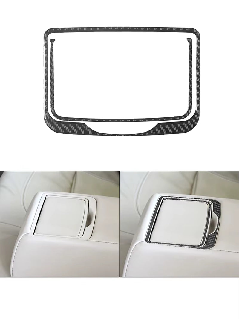 For Hyundai Azera 2006 2007 2008 2009 2010 2011 Carbon Fiber Black Various Parts Stickers Car Interior Decorative Accessories