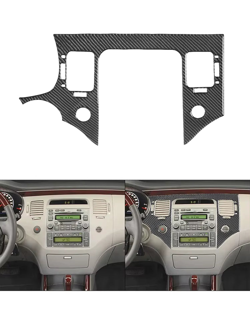 For Hyundai Azera 2006 2007 2008 2009 2010 2011 Carbon Fiber Black Various Parts Stickers Car Interior Decorative Accessories