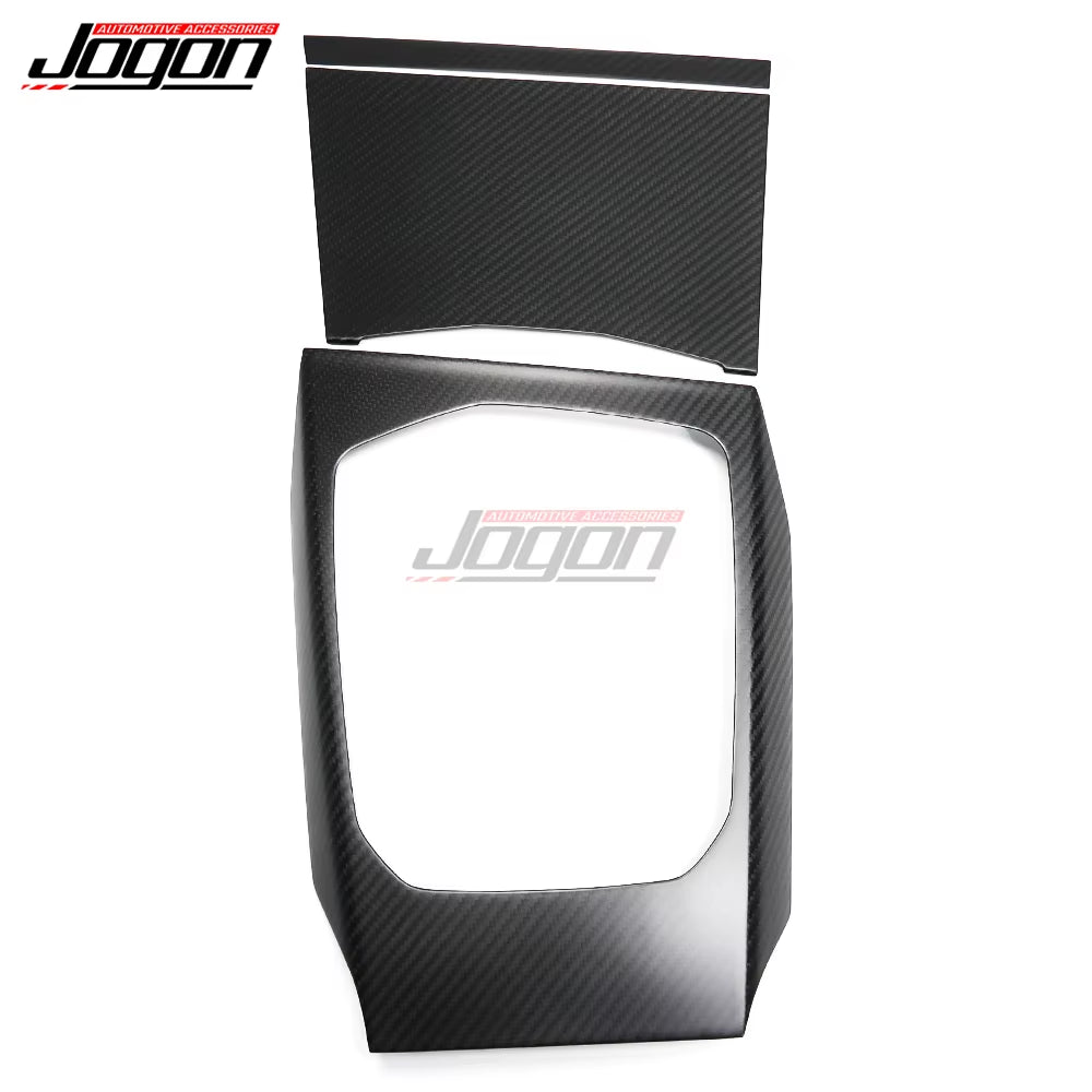 For BMW G80 G81 M2 M3 Touring Sedan Facelift 2022 2023 Car Dashboard Cover Center Console Gear Panel Trim Real Carbon Fiber