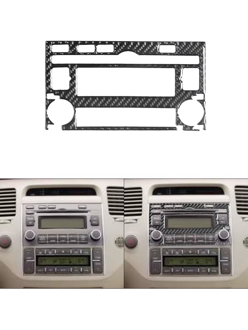 For Hyundai Azera 2006 2007 2008 2009 2010 2011 Carbon Fiber Black Various Parts Stickers Car Interior Decorative Accessories