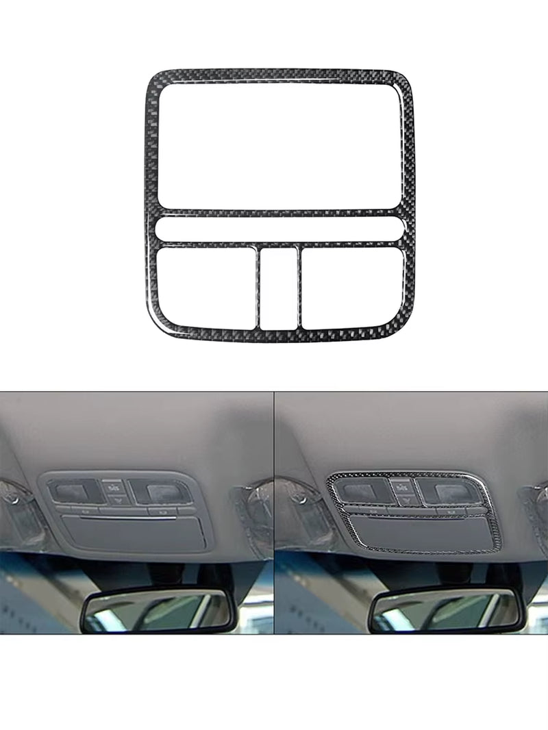 For Hyundai Azera 2006 2007 2008 2009 2010 2011 Carbon Fiber Black Various Parts Stickers Car Interior Decorative Accessories
