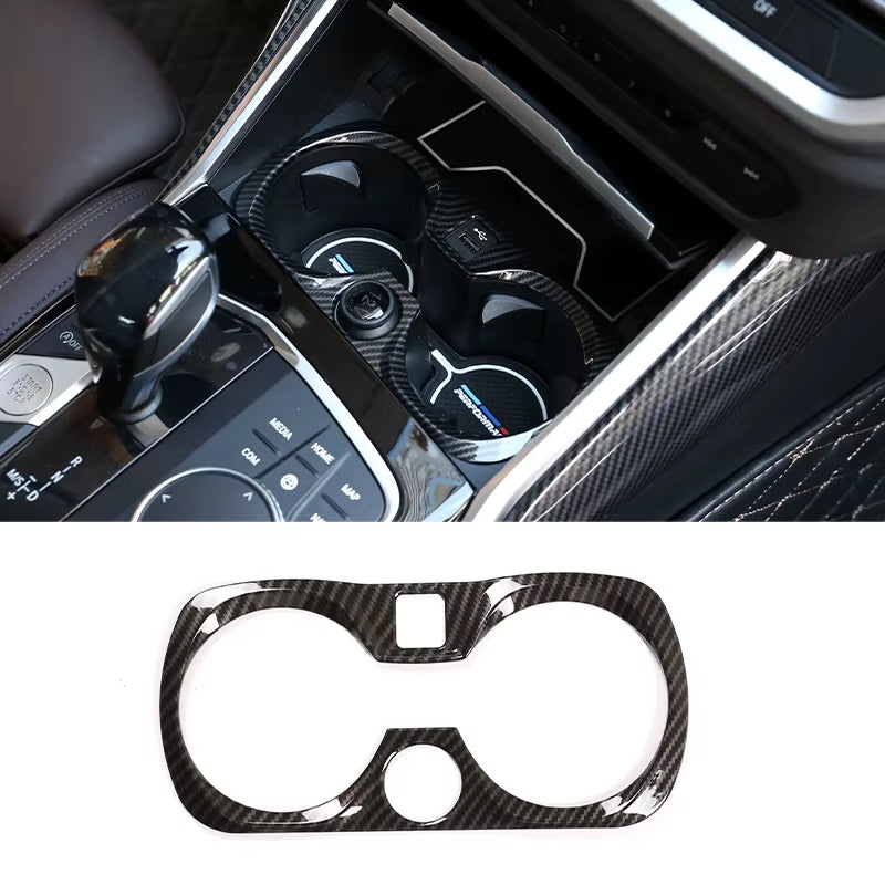 For BMW 3 Series G20 2020-2022 ABS Carbon Fiber Interior Kit Dashboard Console Gear Shift Panel Decoration Cover Trim Stickers